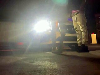 wet pussy creampie in garage