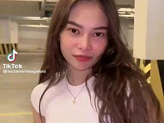 TITSTOKER GIRL SHOWS OFF BIG TITS AND BOOBS IN CASUAL STORY