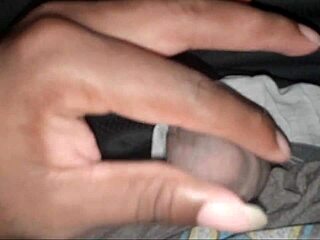 Guy Strokes His Small 18+ Cock While Playing Skyrim