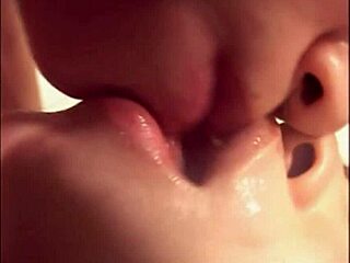 asian lesbian kissing closeup compilation