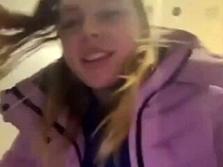 Masturbating Wild in Taxi and Mall Wet Scene