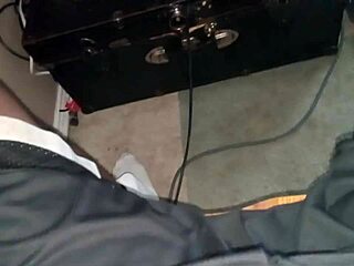 Guy Strokes His Small 18+ Cock While Playing Skyrim