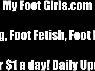 Lesbian Femdom Feet Worship