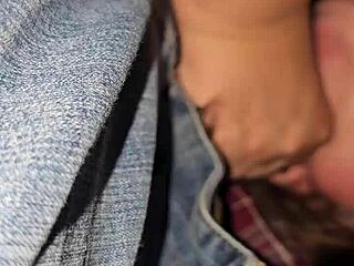 Milf Gives Full Blowjob At Concert In Truck