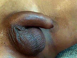 Asian Ladyboy Pops Fingers in Ass While Yanking Tranny Dick