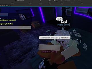 Backshots until she finishes after being submissive on Roblox