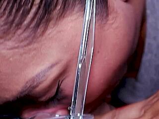 Frida Gives Sensual Blowjob To Husband