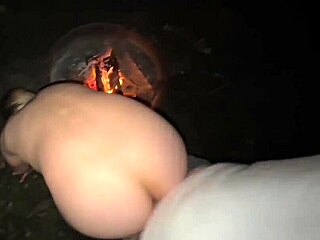 Creampie By The Campfire!