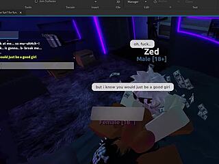 Backshots until she finishes after being submissive on Roblox