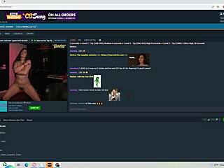 laurenbrite dances naked in an intimate web chat session