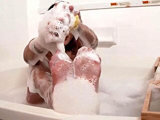 Beautiful Brunette Gets Dirty In Shower