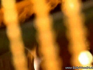 Erotic veil dance with undressing and ripped clothes