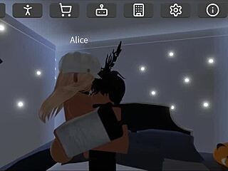 Roblox condo blond slut enjoys rough bondage blowjob 💥
