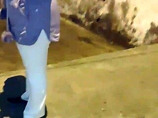 My mother-in-law on the street