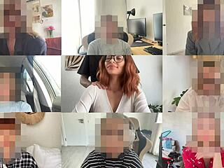 Young Redhead's Tight Pussy On Zoom Meeting