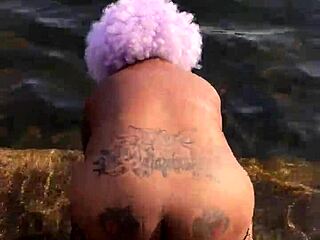 Hazelnutxxx got that wild ebony big ass shaking outdoors! 🍑🔥