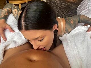 Morea Black's First Throatpie Experience