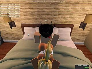 Roblox Slut Sucks and Fucks Massive Cock Hard