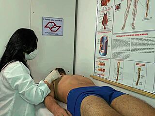 Nurse Excited By Patient Erection