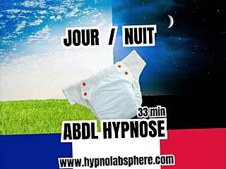 French ABDL hypnosis helps accept wearing diapers in immersive session.