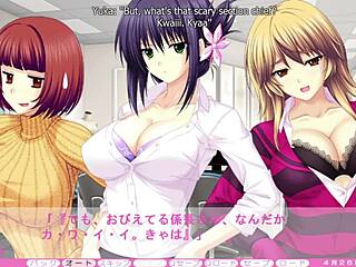 In Erotica Yuuwaku, Anna's dick shrinks during group fun