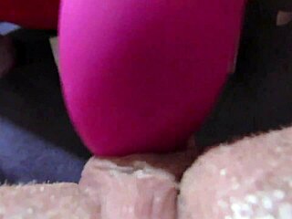 Watch this big clit orgasm up close!