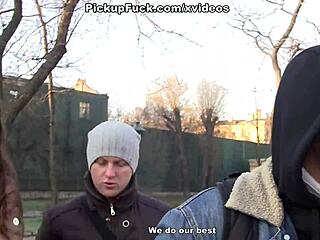 Steamy pick up fucking to get warm scene 3