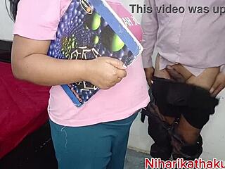 Home tutor fucks student in doggy 😏