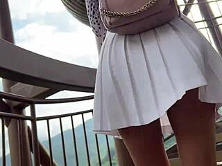 I flash dick in crowded bus, stranger helps me cum