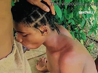 okoro and emeka had awesome blowjob with adaura in farm