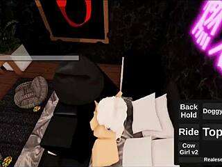 Smashing Robloxian White Haired Whore On A Monday