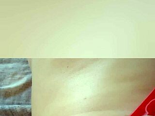 Gretala pinching her big natural tits!