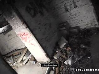 slim teen megan venturi banged in abandoned hospital 😍