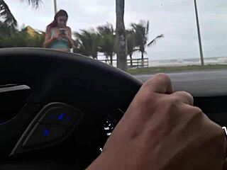 Risky Public Masturbation On The Street For Hot Girl