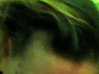 horny milf gives intense blowjob, sucking cock eagerly