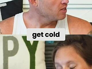 Caught in the moment with an older woman.