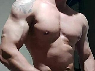 Strong muscular man fucks mature woman