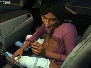 Franklin picks up a hooker in GTA 5 for car fun