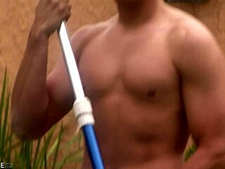 penthousegold com - blonde bimbo carolyn reese jumps pool boys bones