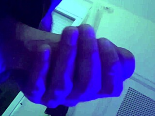 Matt Lee masturbates his huge cock to cum