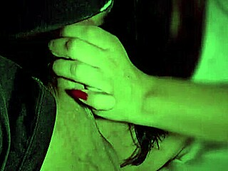 Stepsister gives wonderful blowjob at home!