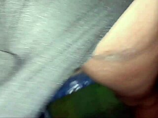 pussy so wet from my cum shooting in