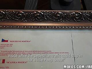 Natural Czech brunette model outdoors