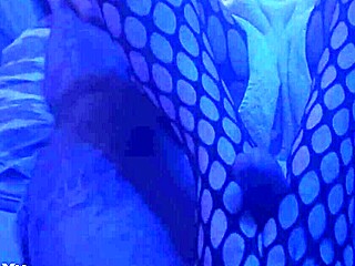 Sexy footjob using nylons and leggings