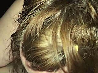 Milf Rides Foot While Sucking Huge Cock