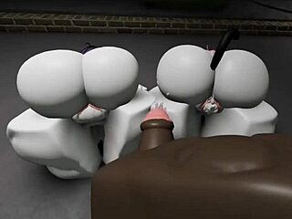 Intense Trio of Two Submissives