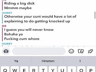 Sexting And Cuckolding Husband On Snap Chat!