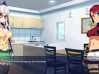 Sakura gamer part 6 clover ending with lesbian game