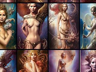 Jennifer Lawrence is a true celebrity goddess. So inspiring! 😍