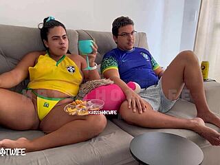 Slutty Wife Voyeurs During Brazil Game